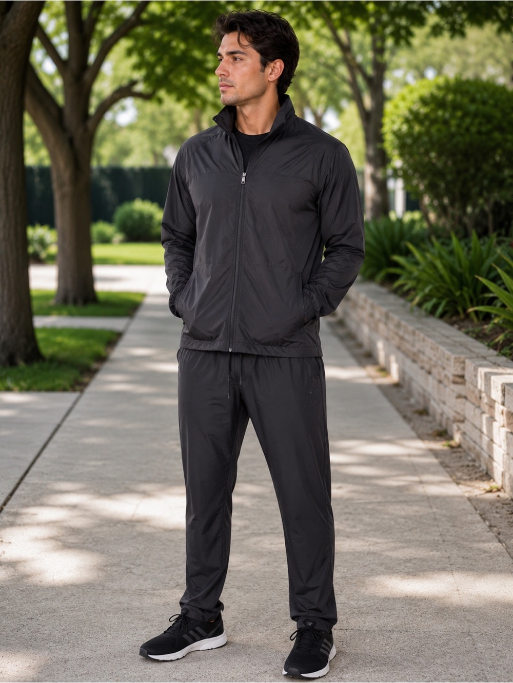 Ideology Men's Black Lightweight 2pc Set